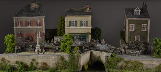 Französisch Stadt - Diorama 