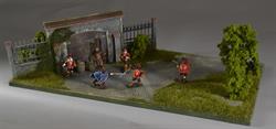 Gate-wall - diorama 