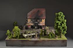 Nazi Command Post - diorama 