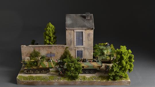 French house - Diorama