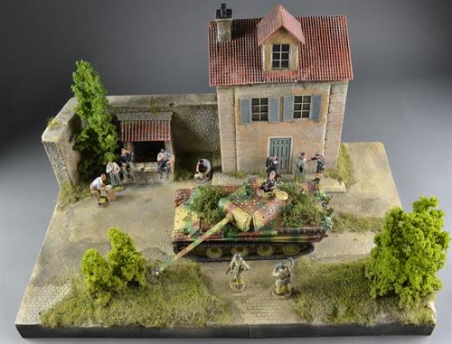 Französisches Haus - Diorama 