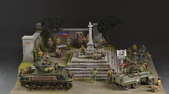 Piazza di Anzio - Diorama  