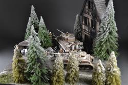 Fachwerkhaus Ruine - Diorama