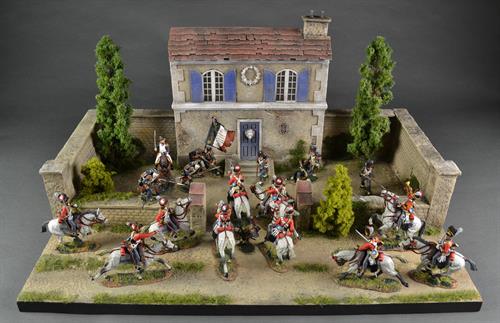 French Manor house - diorama 