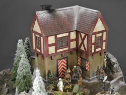 Hof in Bergen - Diorama 