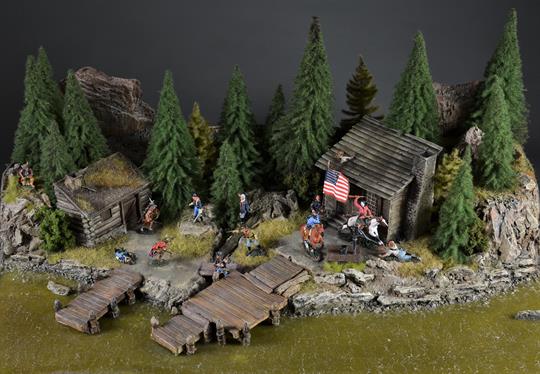 Hudson River - diorama