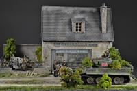 Cafe/Bageri Normandie - Diorama 