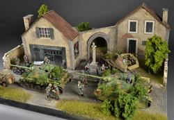 Französische Dorf - Diorama