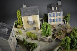 Dorf in der Normandie - Diorama 
