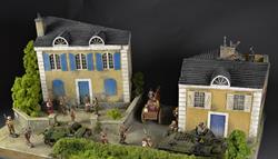 Dorf in der Normandie - Diorama 