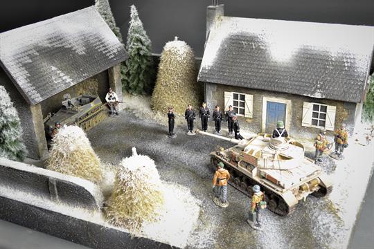 Belgisches Bauernhaus  -Diorama 