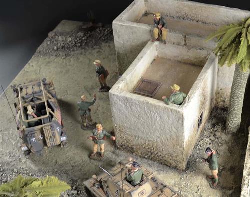 Nordafrikanisches Haus - Diorama 