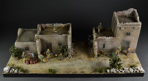 North African village - diorama 