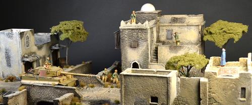 North African village - diorama 