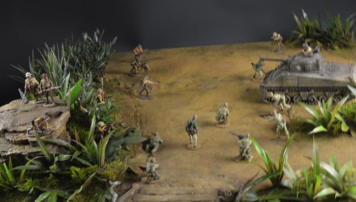 Jungle cliff - Diorama 