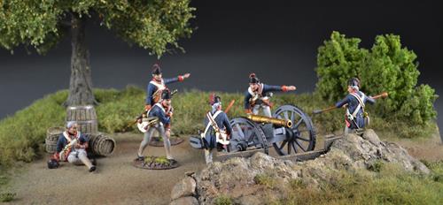 Festung am Rande des Waldes - Diorama