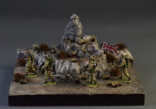 Felsiges Gelände - Mini-Diorama