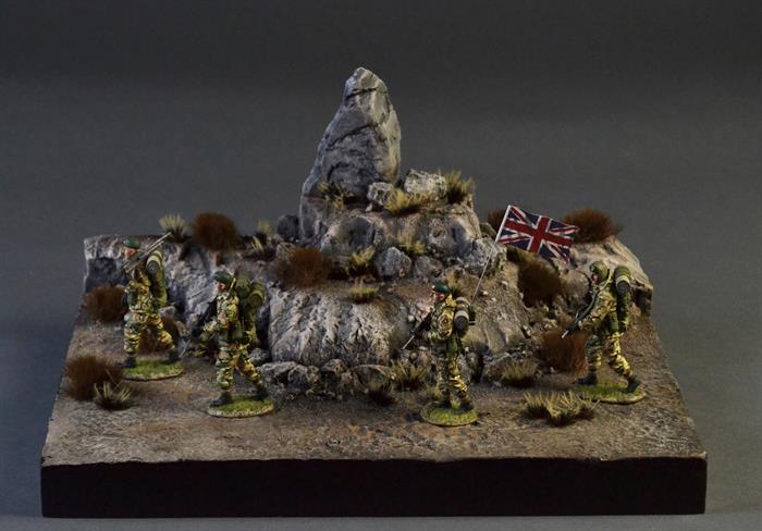 Felsiges Gelände - Mini-Diorama
