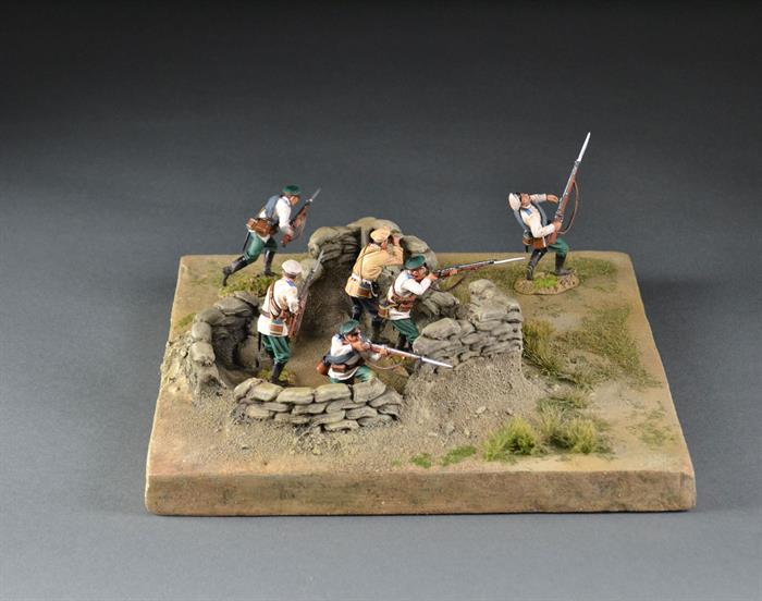 Sandsackbefestigung - Mini-Diorama