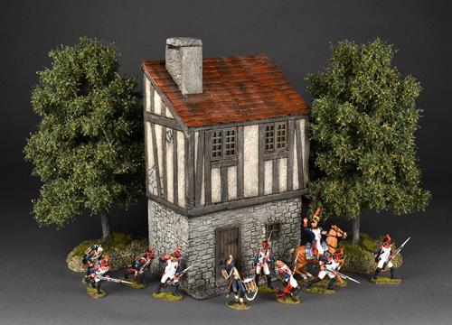 Mittelalterliches Haus auf zwei Etagen