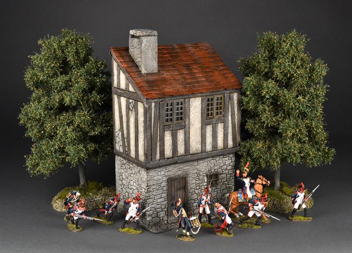 Middelalderhus i to etager