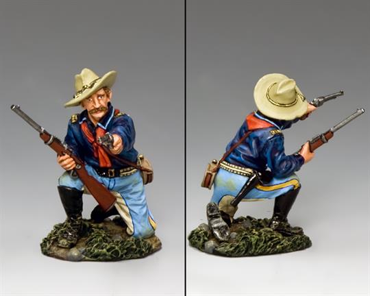 Kneeling Officer w/ Pistol & Carbine