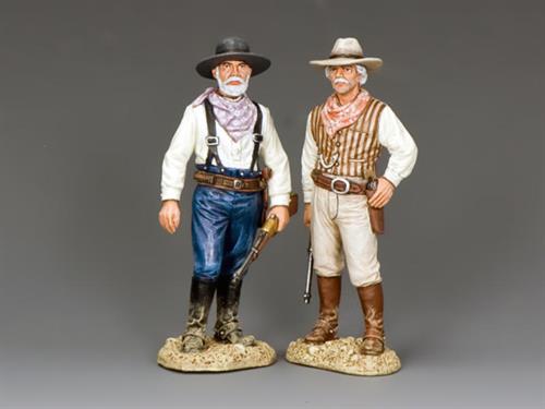 Zwei alte Texas Ranger-Kapitäne