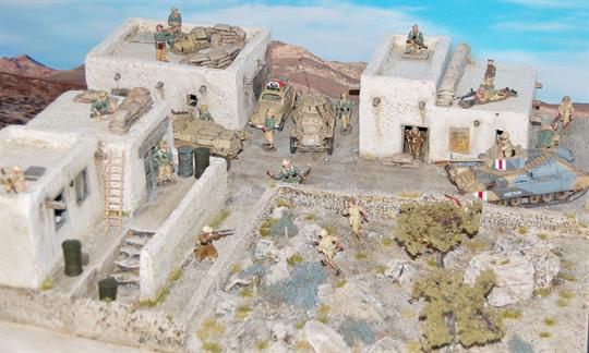 Nordafrikanisches Dorf - Diorama 