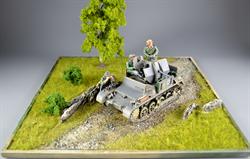 Gravelroad in terrain - diorama 