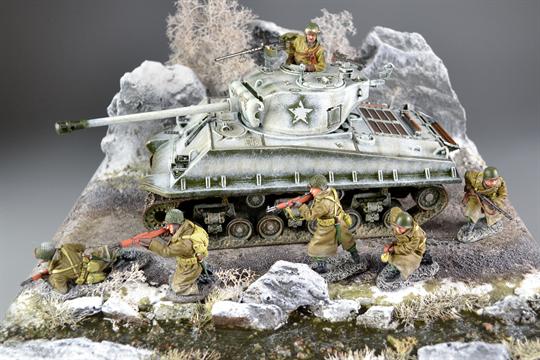 Vinter - diorama 