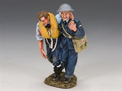 RAF Medic & Wounded Pilot 